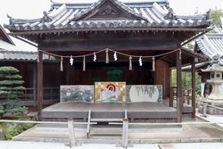 写真：阿智神社へ奉納の様子3