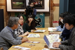写真：下津井おもしろマップ作成の様子8