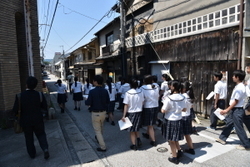 写真：仲買町も見学しました