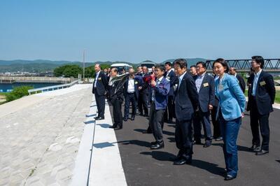 写真：高梁川・小田川の旧合流点2