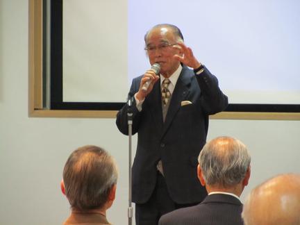 写真:開会あいさつ