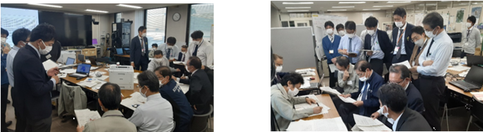 写真：計画立案の様子