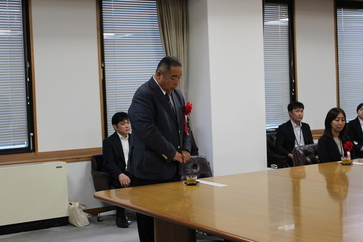 写真:認定事業所挨拶の様子