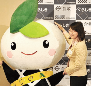 写真:くらいふが初登場した市長定例会見