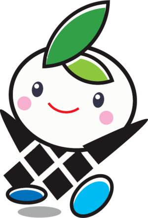 イラスト：くらしき環境キャラクター「くらいふ」