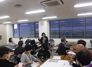 写真：今後取り組みたいこと等を発表