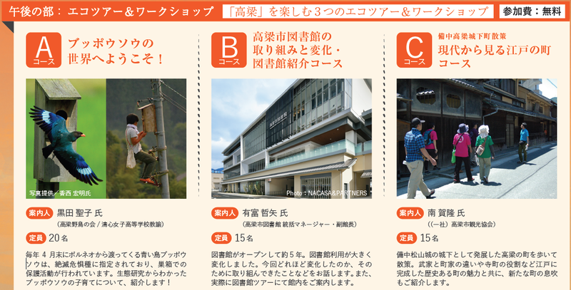 写真：午後の部　エコツアー＆ワークショップ