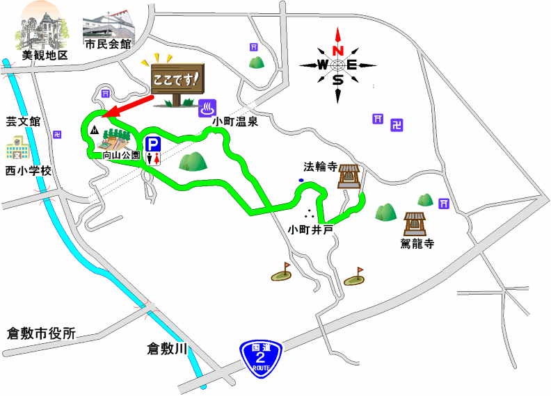 イラスト：向山コース