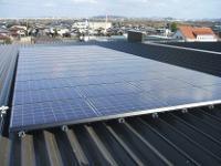 写真:船穂支所・武道館の太陽光発電システム1