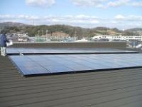 写真:船穂支所・武道館の太陽光発電システム2
