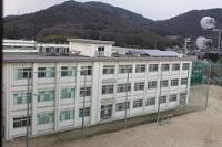 写真:倉敷翔南高校の太陽光発電システム1