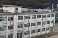 写真:倉敷翔南高校の太陽光発電システム2