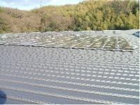 写真：真備総合公園体育館の太陽光発電施設2