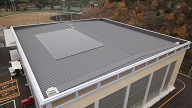 写真：真備総合公園体育館の太陽光発電施設3