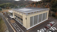 写真：真備総合公園体育館の太陽光発電施設4