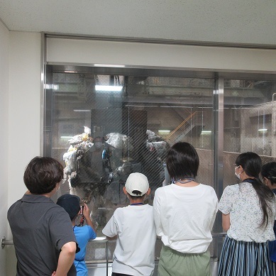 写真:くらしき市民講座「ごみ処理施設で学ぼう!たしかめよう!ごみのその後」1