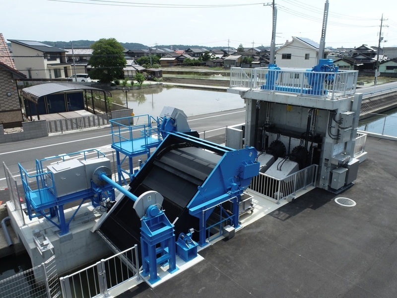 写真：吉岡川雨水ポンプ場