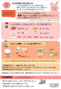 写真：フレイル予防（栄養）裏