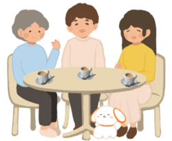 イラスト：認知症カフェ