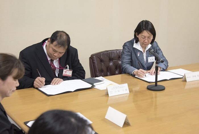 写真:平成31年3月15日くらしき見守りネットワーク協定締結式