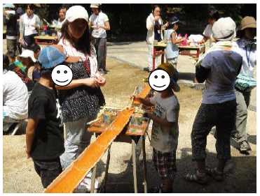 写真：流しそうめん1