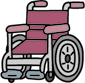 イラスト：車いす1