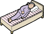 イラスト：床ずれ防止用具