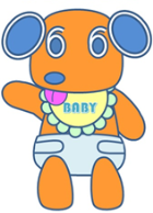 イラスト：妊婦・子育て相談ステーションすくすくのキャラクター