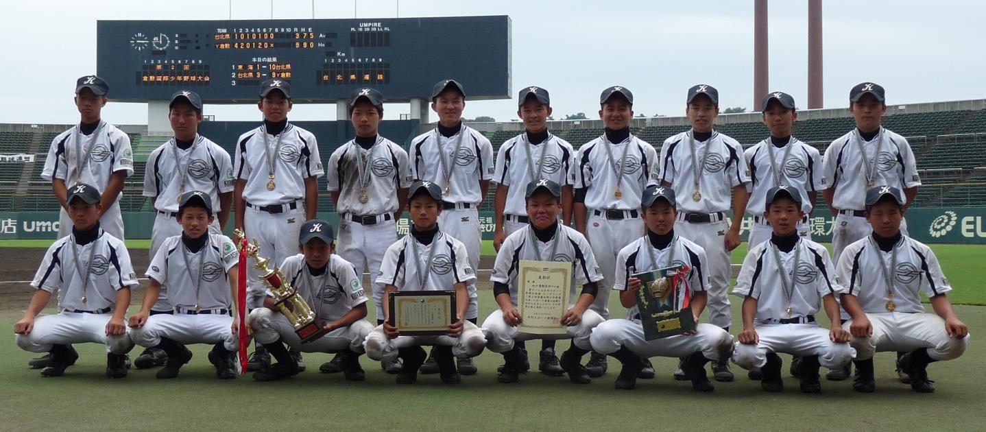 写真：第2回優勝チーム　ヤング倉敷選抜