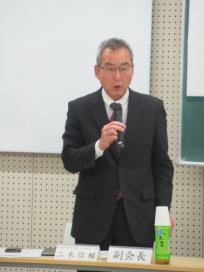 写真:副会長あいさつ