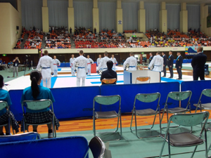 写真：男子団体（組手）