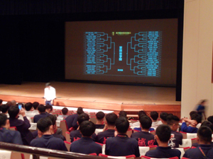 写真：団体抽選会