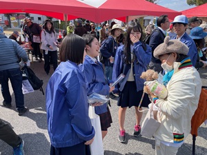会場でのPR