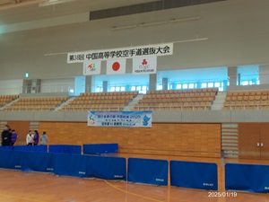 会場内大会看板
