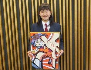写真：ハンドボールポスター受賞者