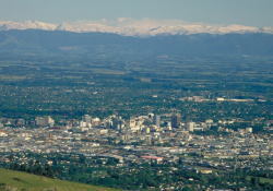 photo: View of the South Alps
