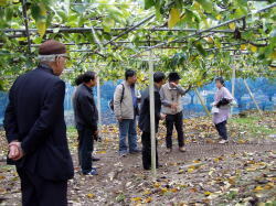 photo: Members of a group of Zhenjiang Agricutlure Specialists
