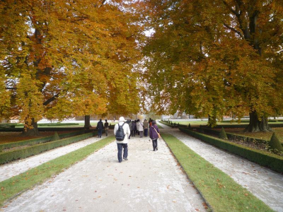 写真:紅葉のチェクキークルムロフへ到着