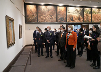 写真：大原美術館本館2階