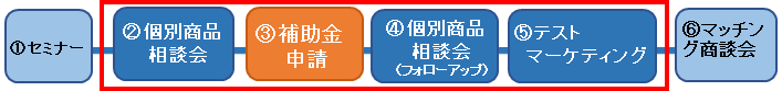 イラスト：補助金申請の流れ