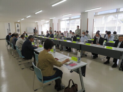写真：令和5年度真備地区復興計画推進委員会会場の状況