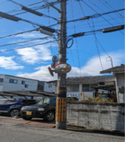 写真：カーブミラー