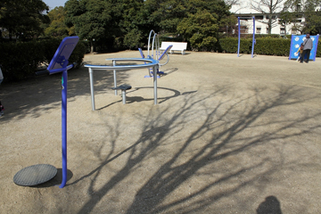 写真：大人用の健康遊具