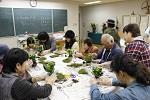 写真：環境にやさしいエコ鉢のインテリア盆栽教室写真