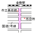 地図:倉敷中央通り