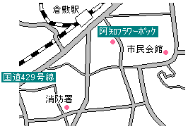 地図：阿知フラワーポッケ