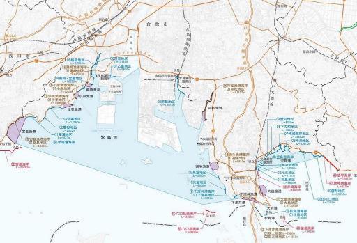 地図の画像:港湾・漁港位置図