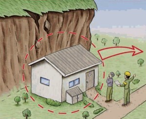 イラスト:建物等の移転
