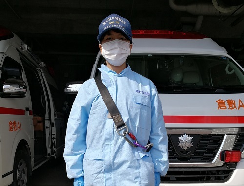 写真：出動時の様子