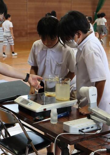 写真:実験の様子